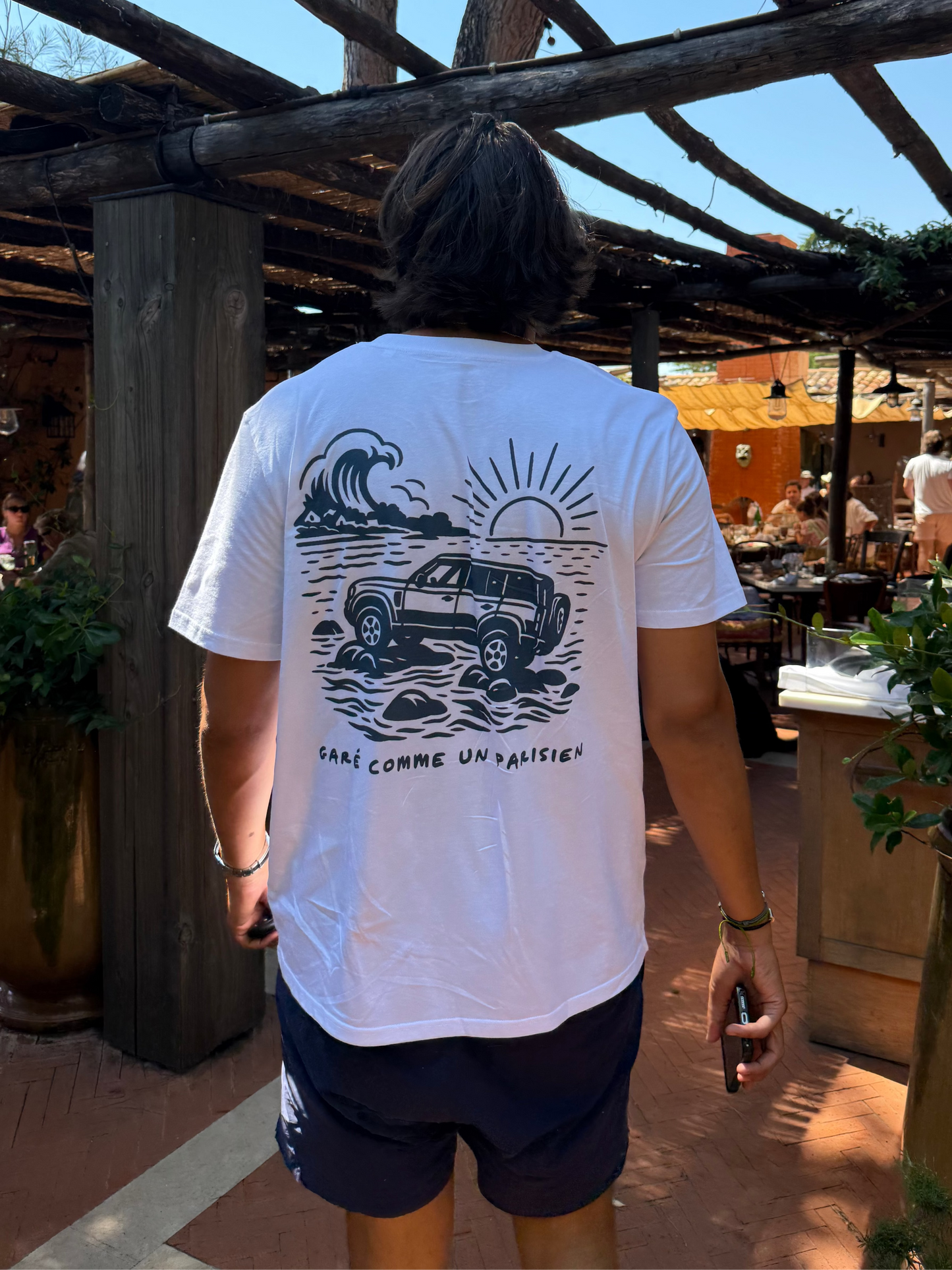 T-shirt garé comme un parisien Defender