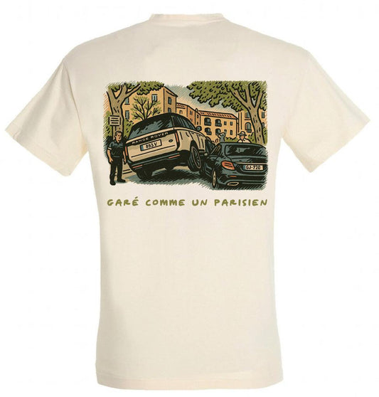 T-shirt garé comme un parisien