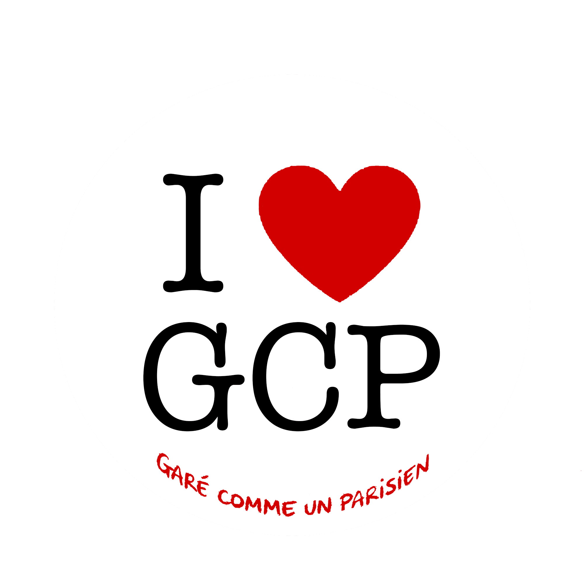 STICKERS I LOVE GCP
