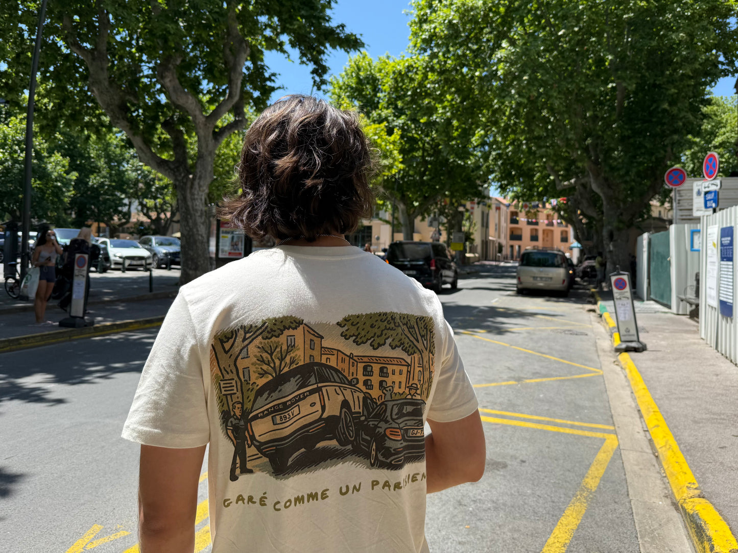 T-shirt garé comme un parisien